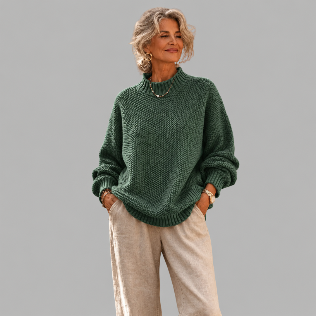 Ophelia – Relaxed Textured Knit Sweater