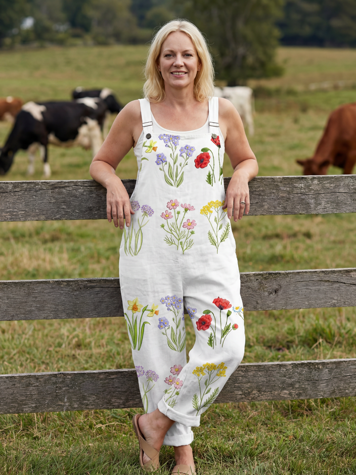 Margaret | Garden Strap Jumpsuit