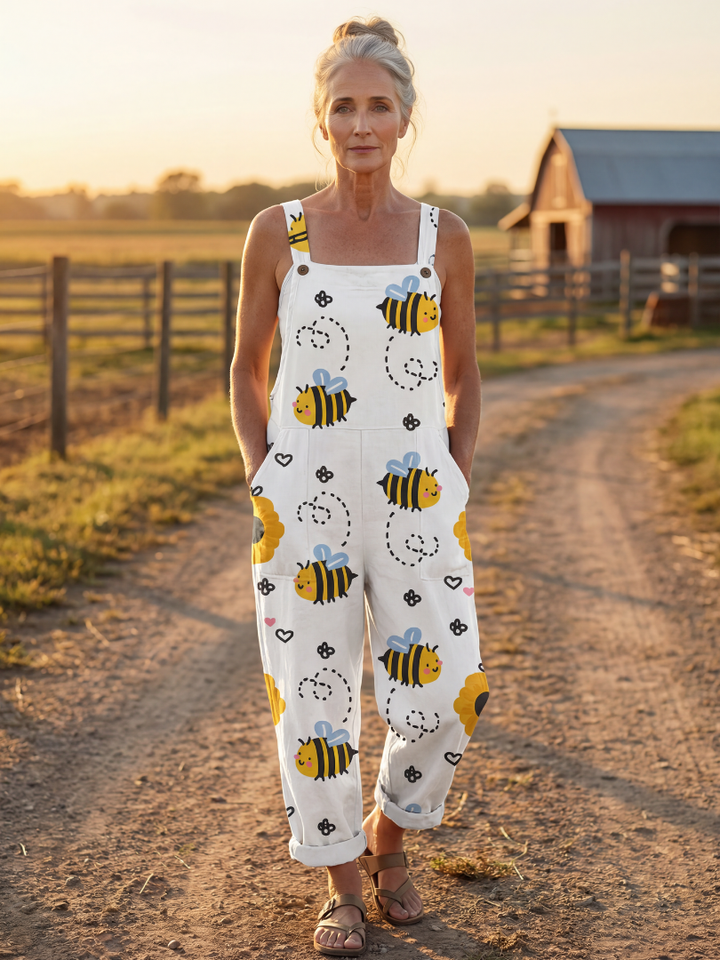 Xanthia | Bee Flower Jumpsuit