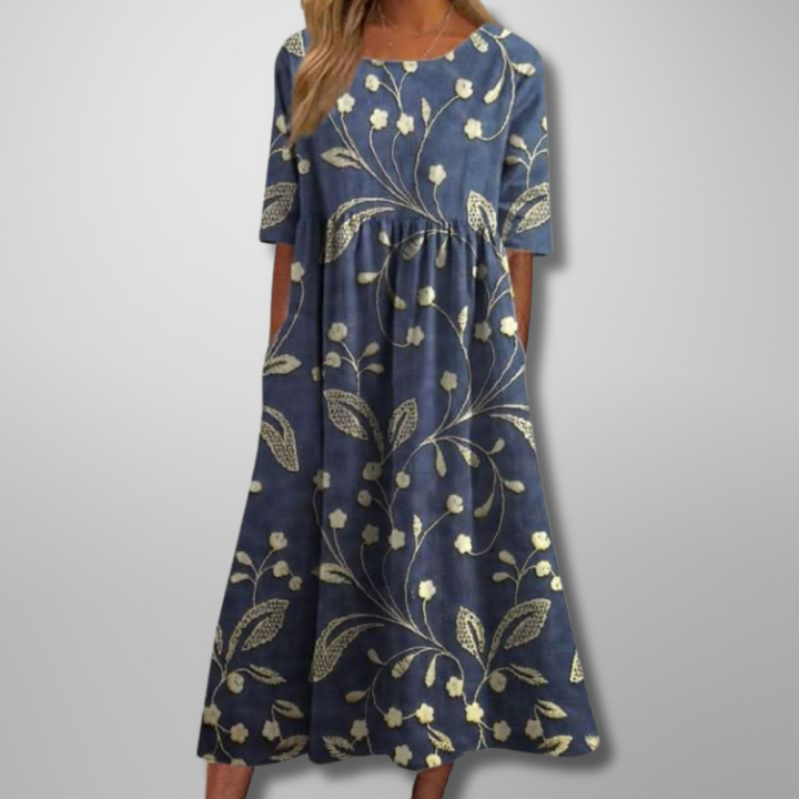 Faye | Relaxed Floral Midi