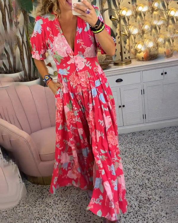 Eden | Vibrant Floral Dress