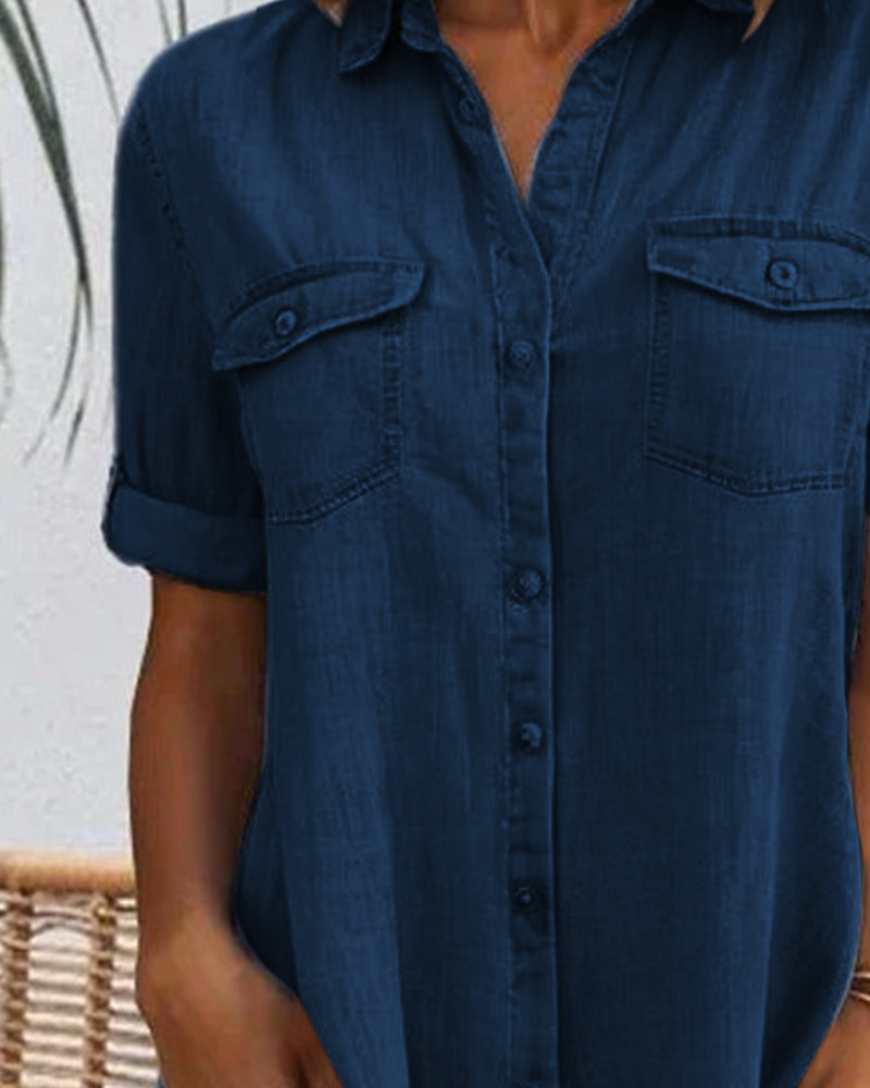 Wisdom | Lightweight Denim-Look Dress