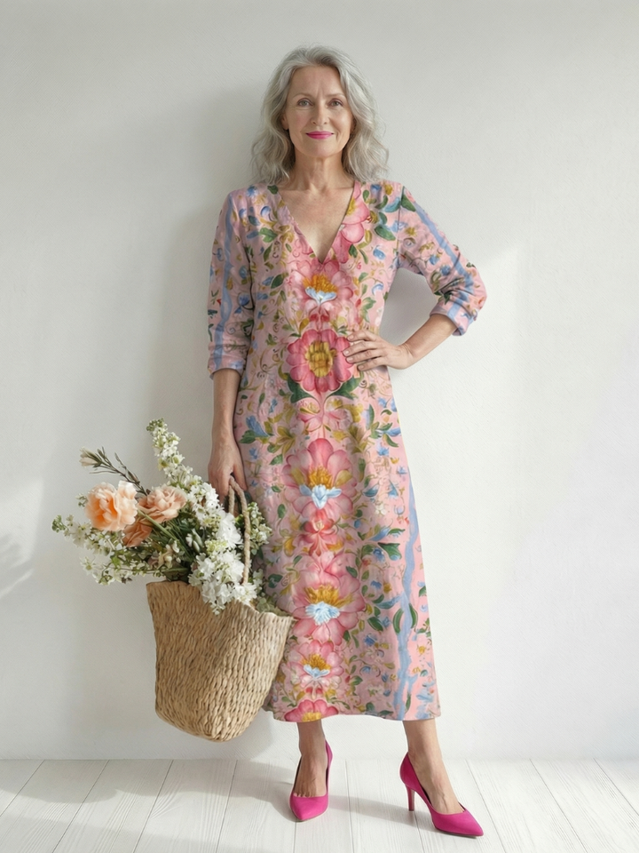 Anika | Light Form Floral Midi Dress