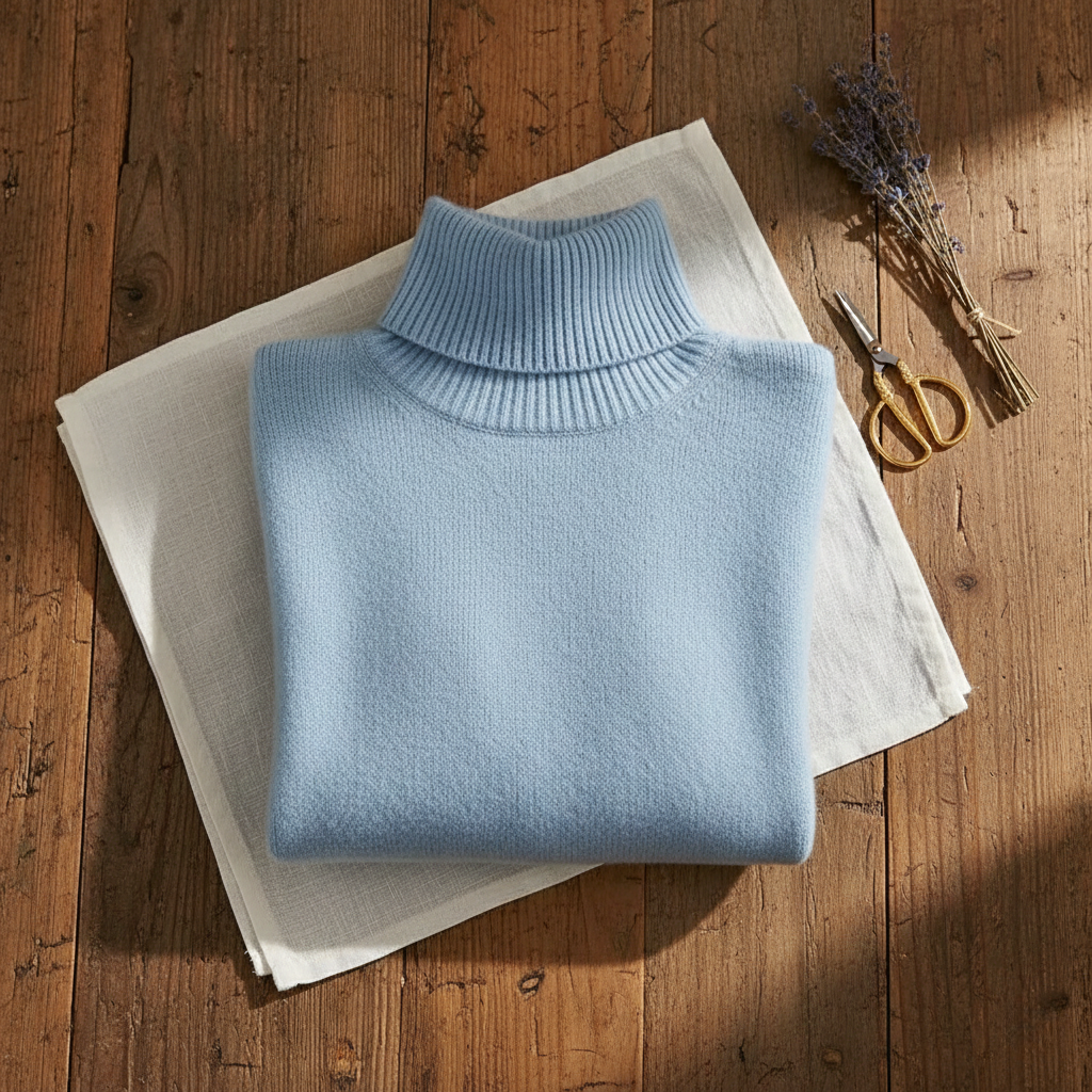 Lila – Turtleneck Knit Sweater