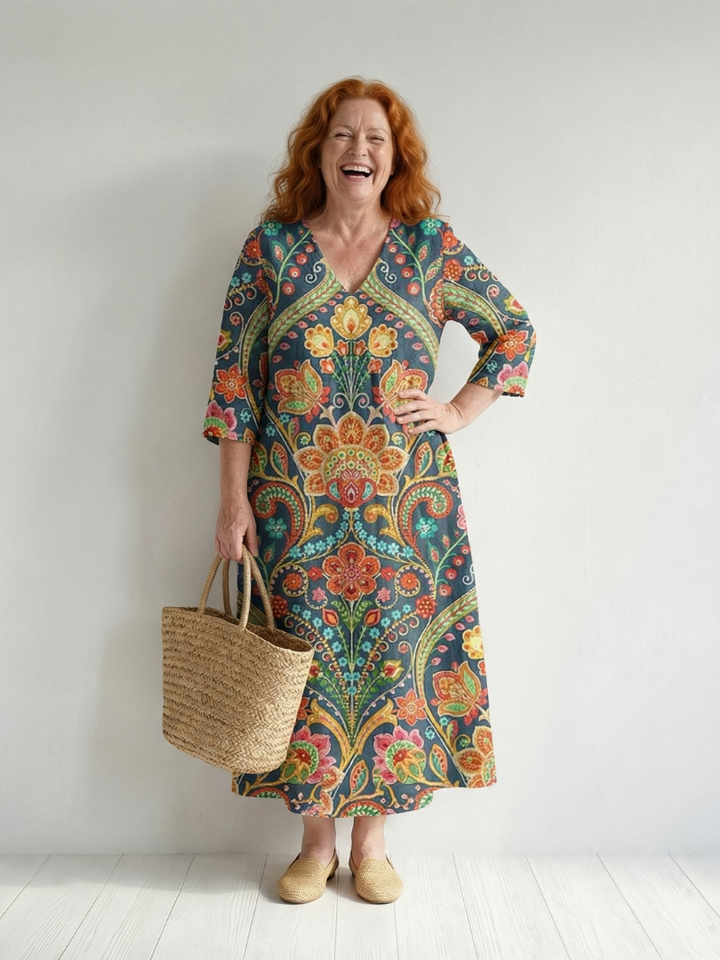 Jewell | Easy Shape Garden Midi Dress