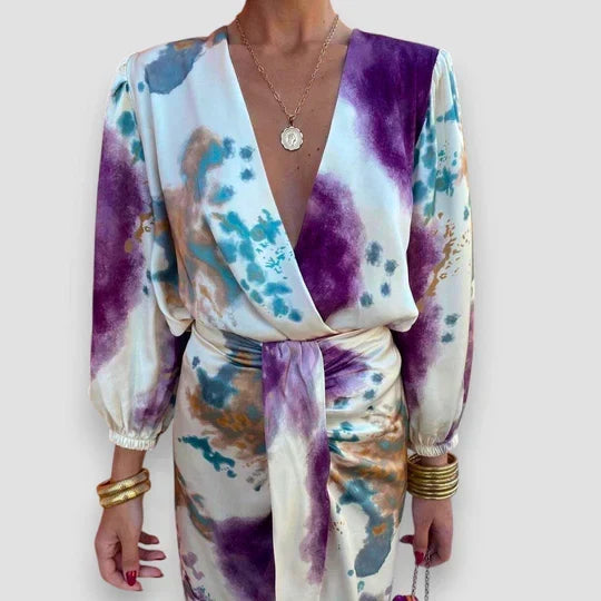 Mila | Elegant V-Neck Dress