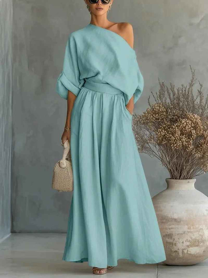 Lily | Off-Shoulder Two-Piece Set