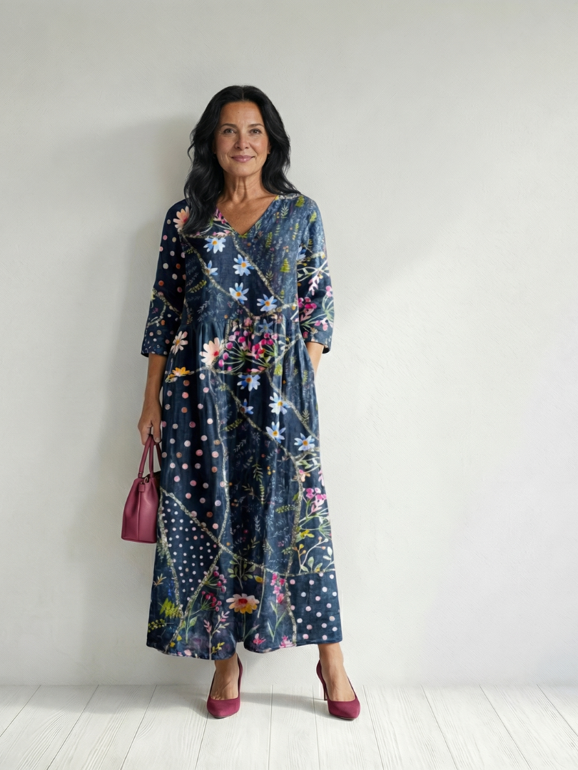 Revue | Easy Gather Floral Midi Dress