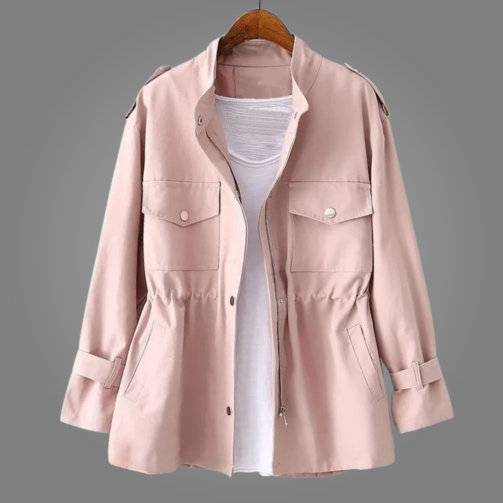Mandy – Cinched Waist Utility Jacket