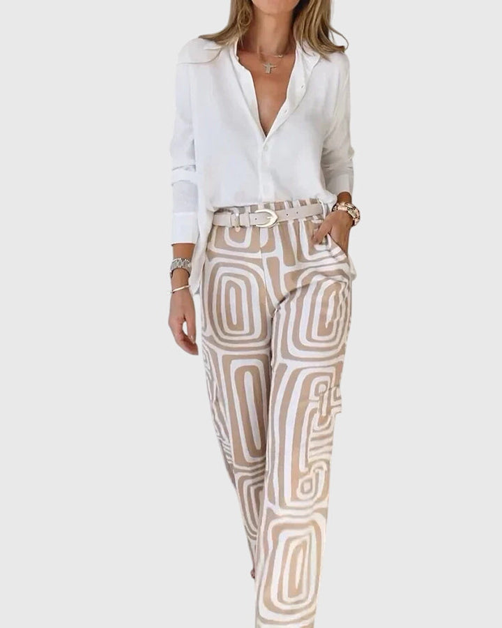 Averie | Stylish Pants + Free Blouse & Belt