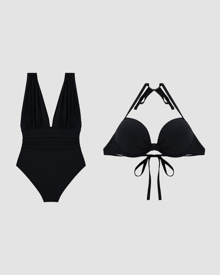 Juliette | Shaping Swimsuit V with Tummy Control Effect