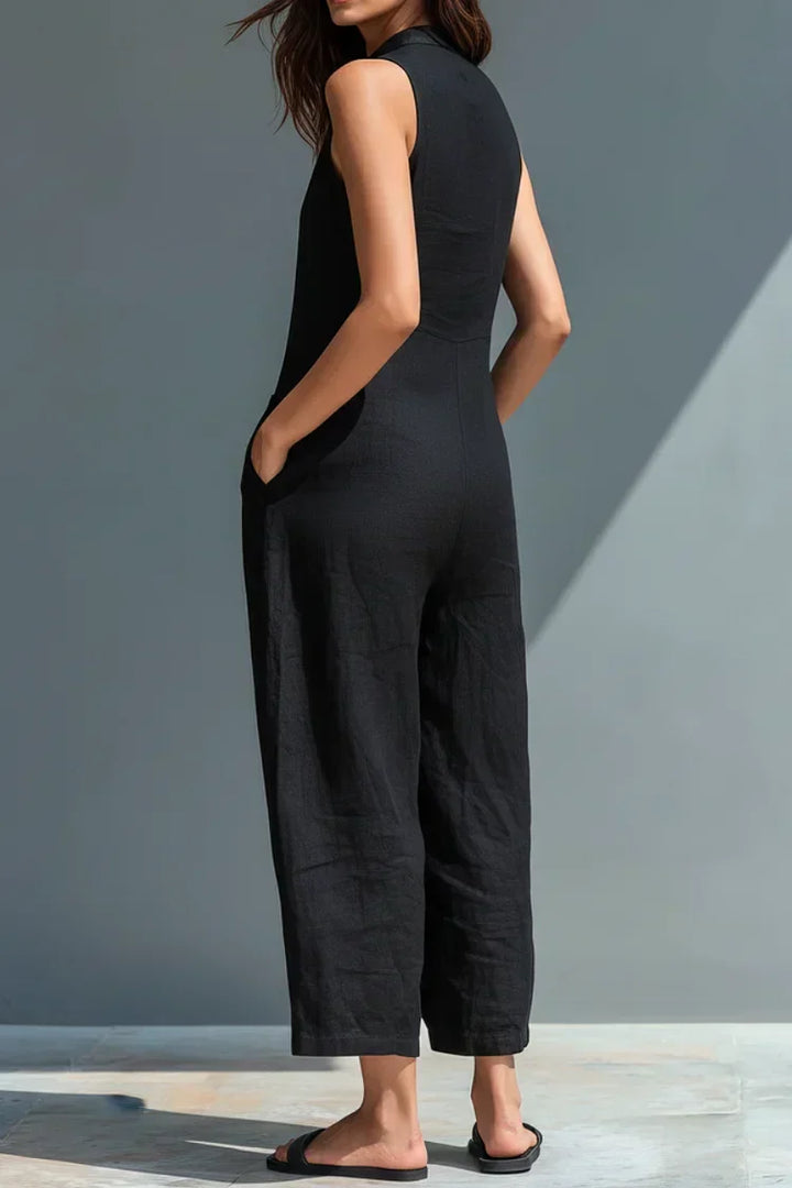 Aubree | Elegant Linen Jumpsuit