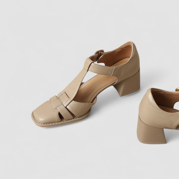 Primrose | Orthopedic T-Strap Block Heels