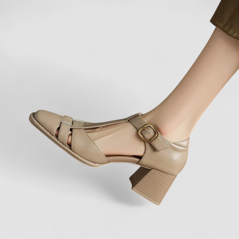 Primrose | Orthopedic T-Strap Block Heels