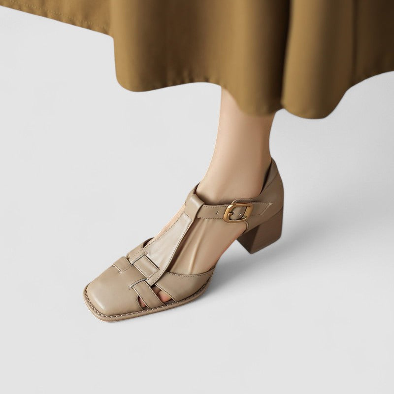 Primrose | Orthopedic T-Strap Block Heels