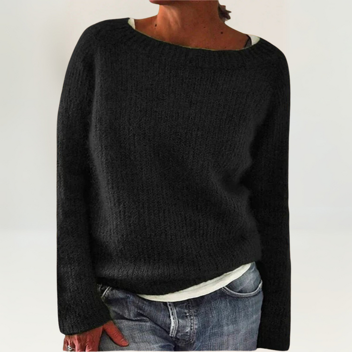 Larissa – Relaxed Knit Crew Neck Sweater