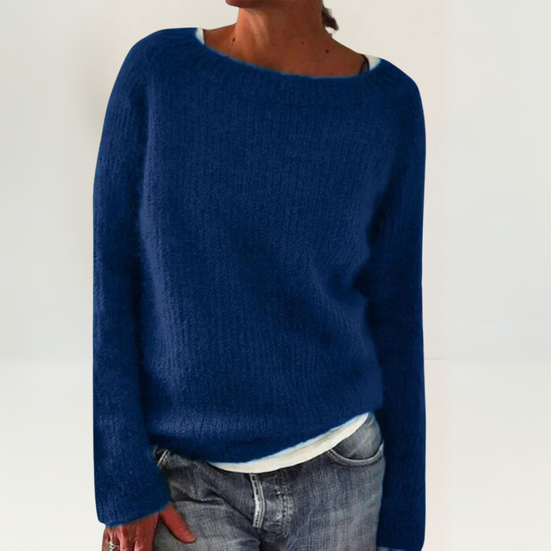 Larissa – Relaxed Knit Crew Neck Sweater
