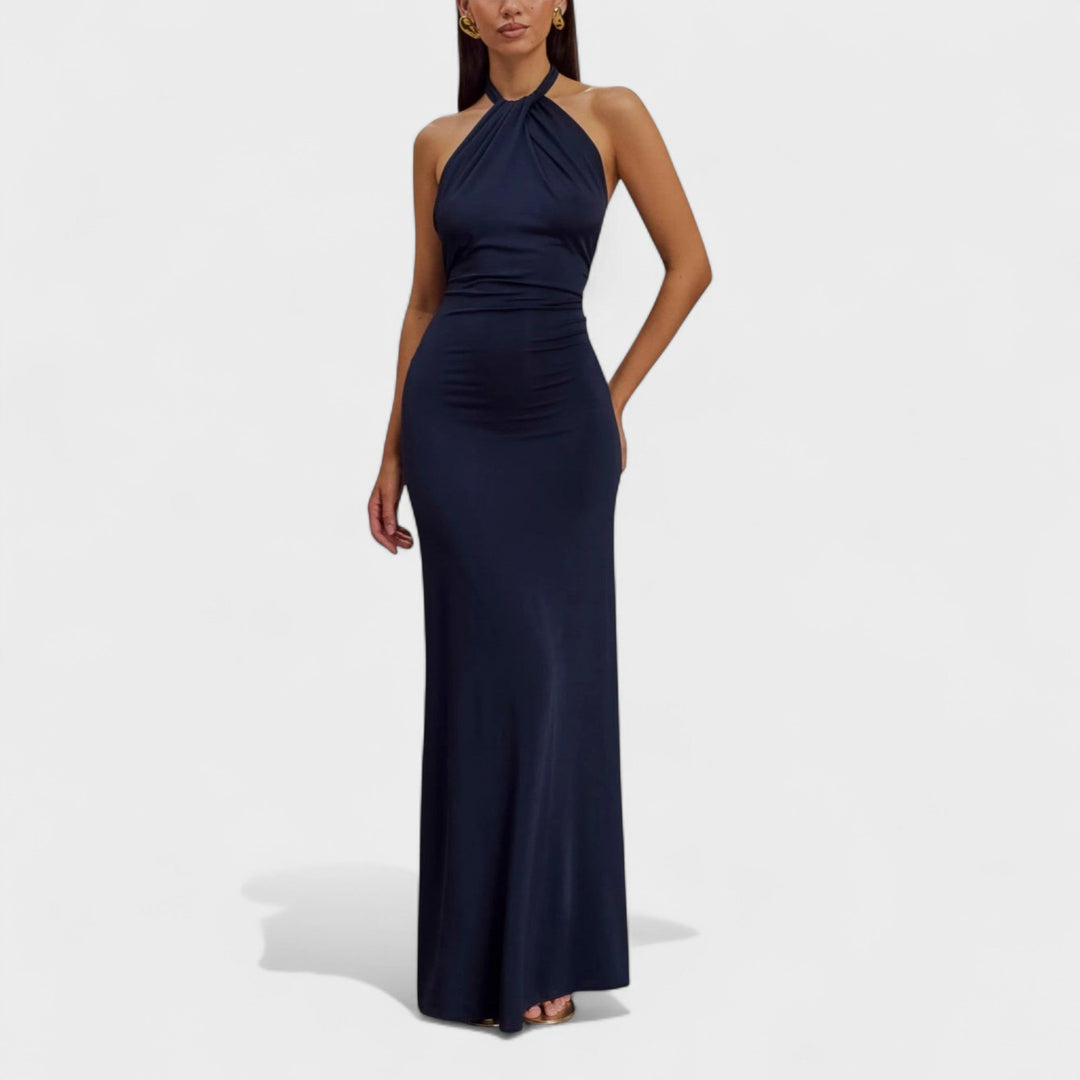 Berkley | Sleek Halter Maxi Dress