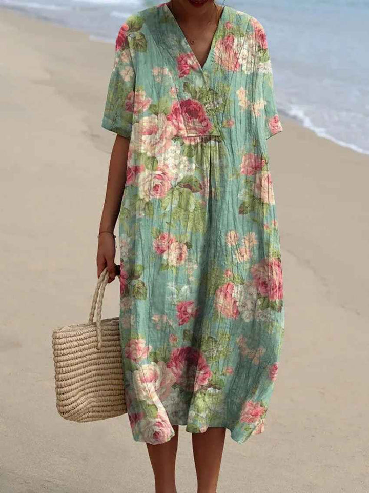 Audrey | Floral Comfort Maxi Dress
