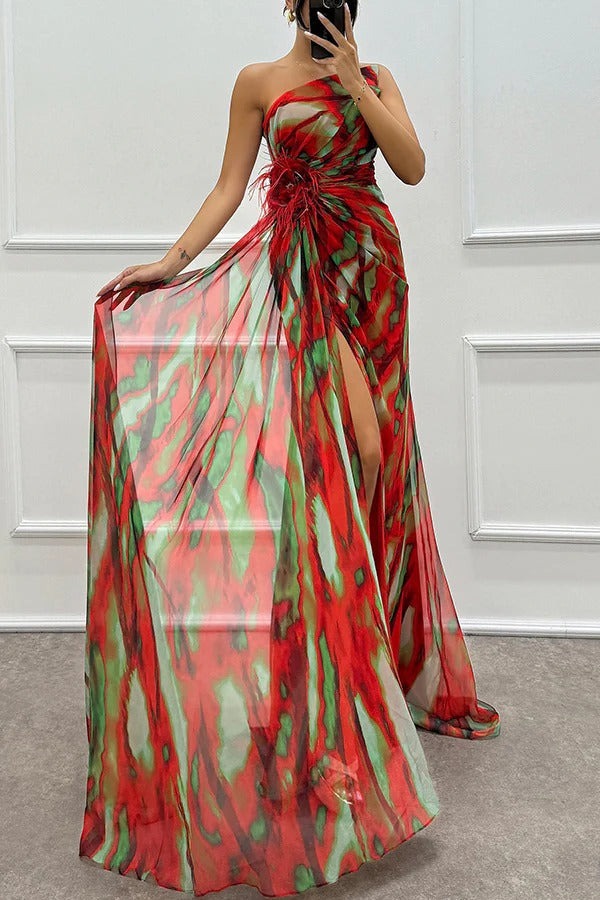 Cinder | Vibrant Draped Dress