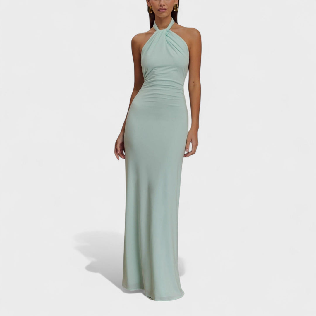 Berkley | Sleek Halter Maxi Dress