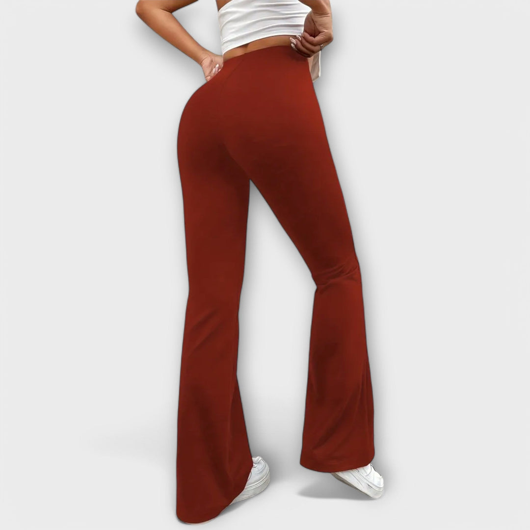 Eleni | Relaxed Pants with Flared Leg