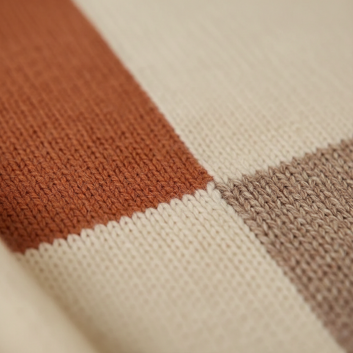 Renata – Color-block Turtleneck Sweater