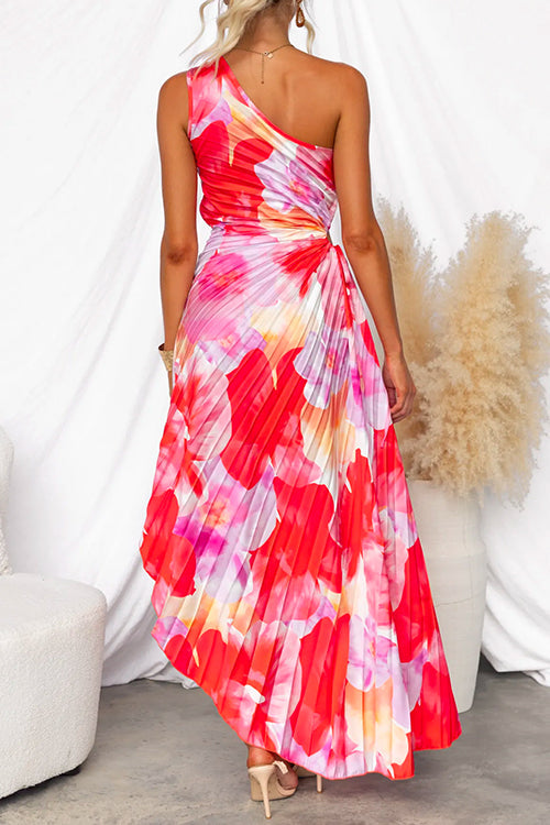 Solenne | Vibrant Tropical Evening Dress