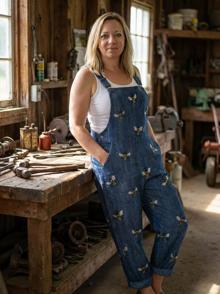 Lilian | Bee Strap Jumpsuit