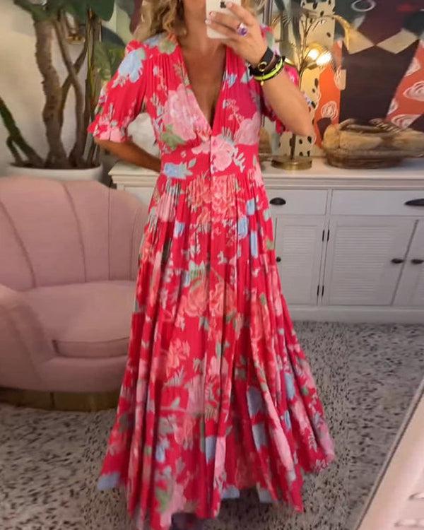 Eden | Vibrant Floral Dress