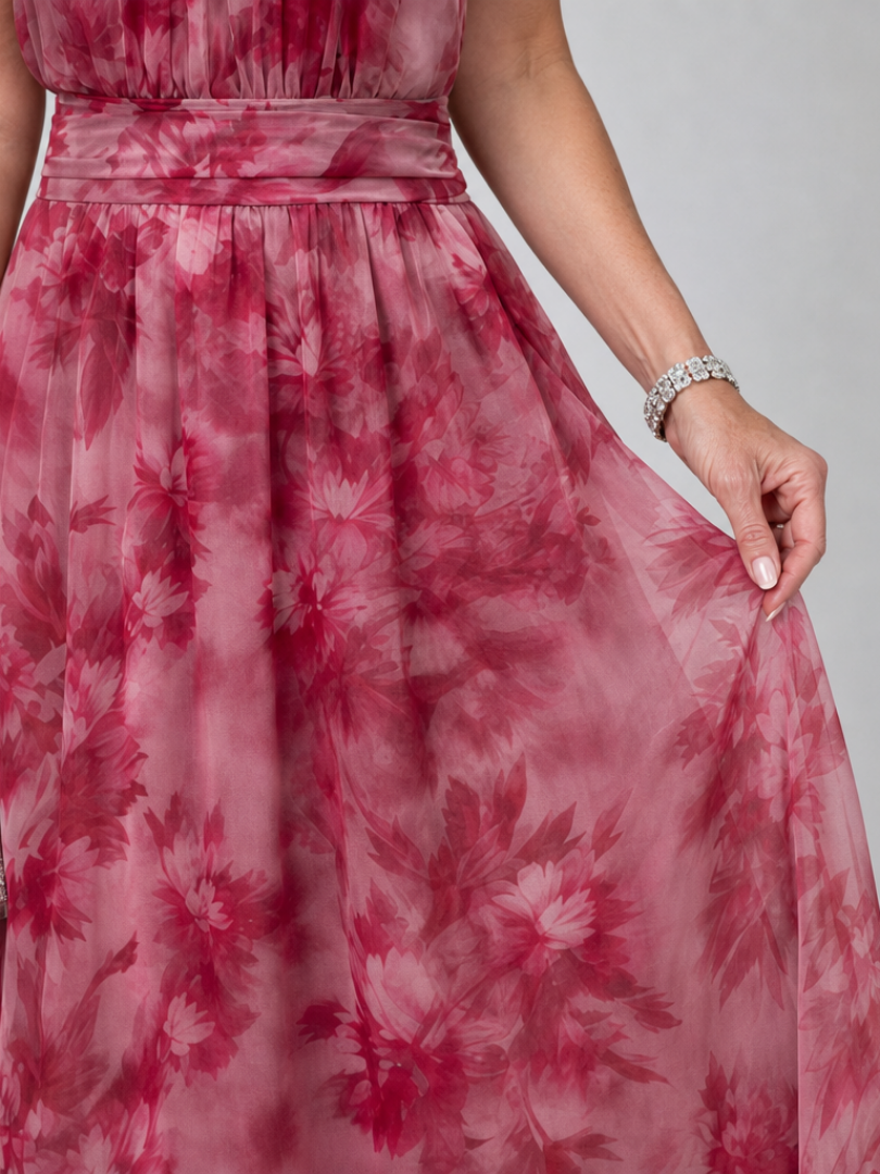 Nora | Soft Halter Neck Midi Dress