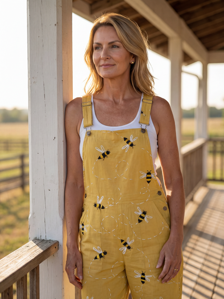 Jordan | Light Honeybee Jumpsuit