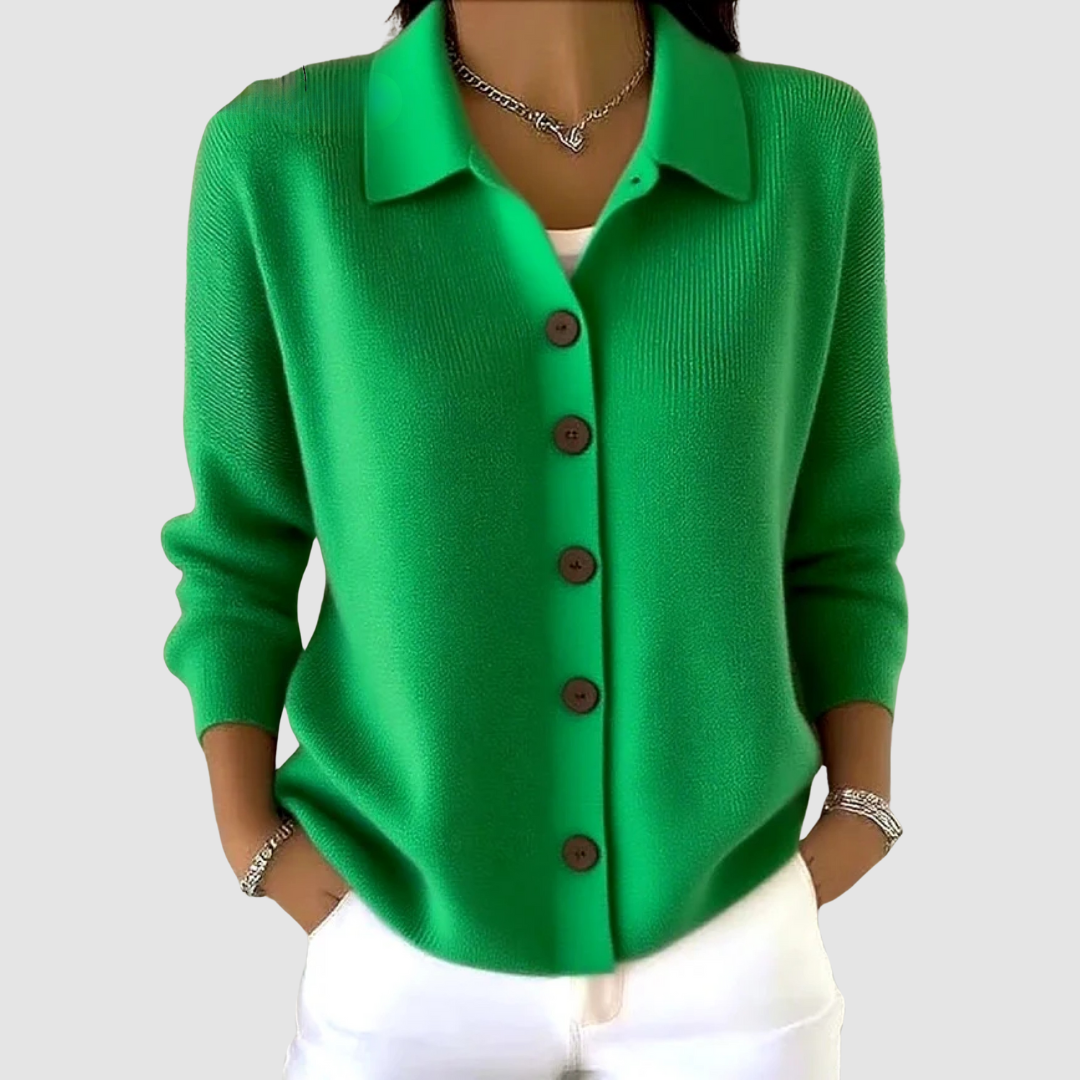 Jane | Button-Up Knit Cardigan