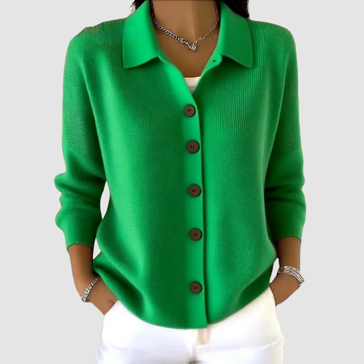 Jane | Button-Up Knit Cardigan
