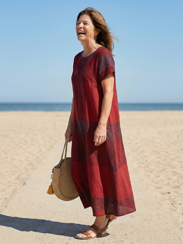 Hadley | Relaxed Line Midi Dress