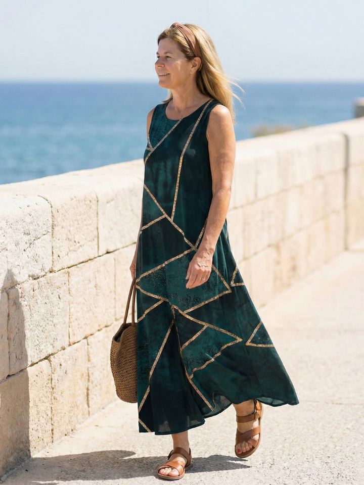 Payson | Calm Tide Midi Dress