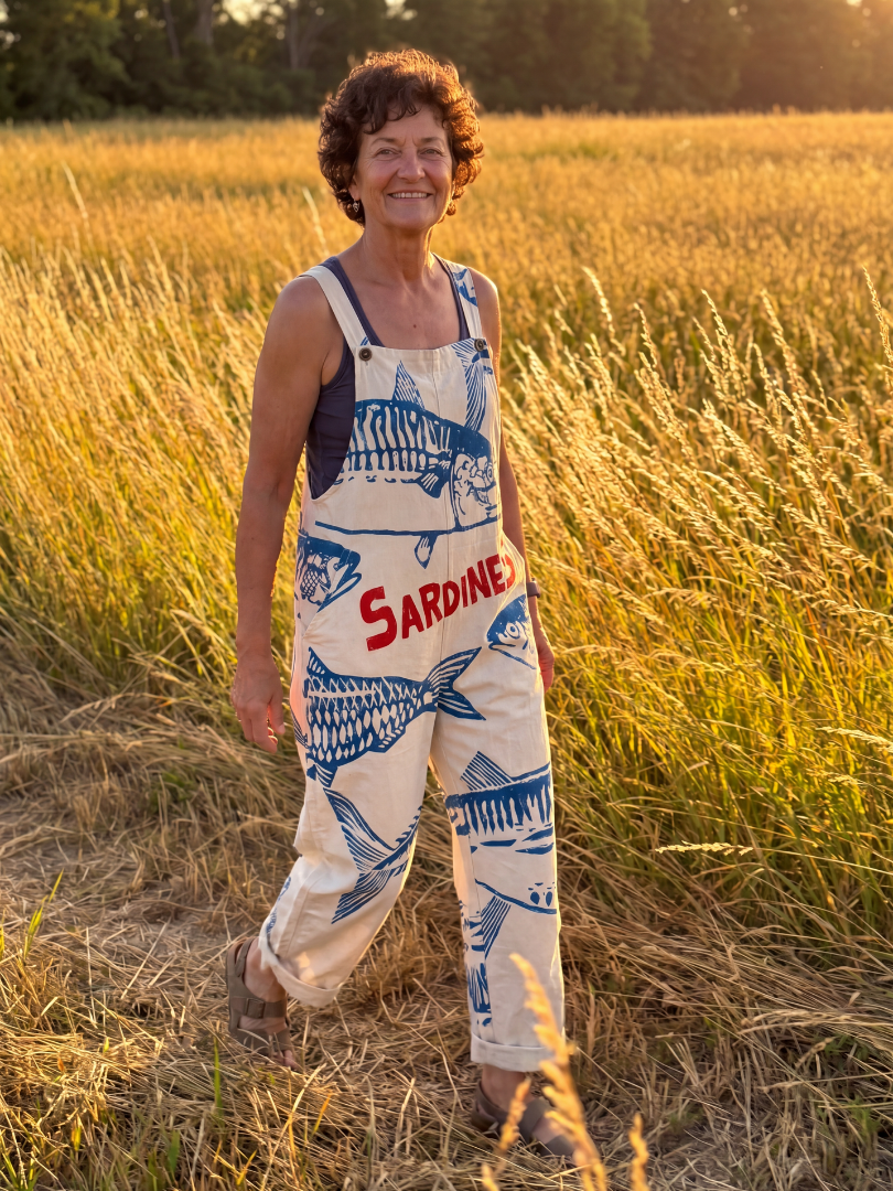 Lee | Fish Motif Jumpsuit