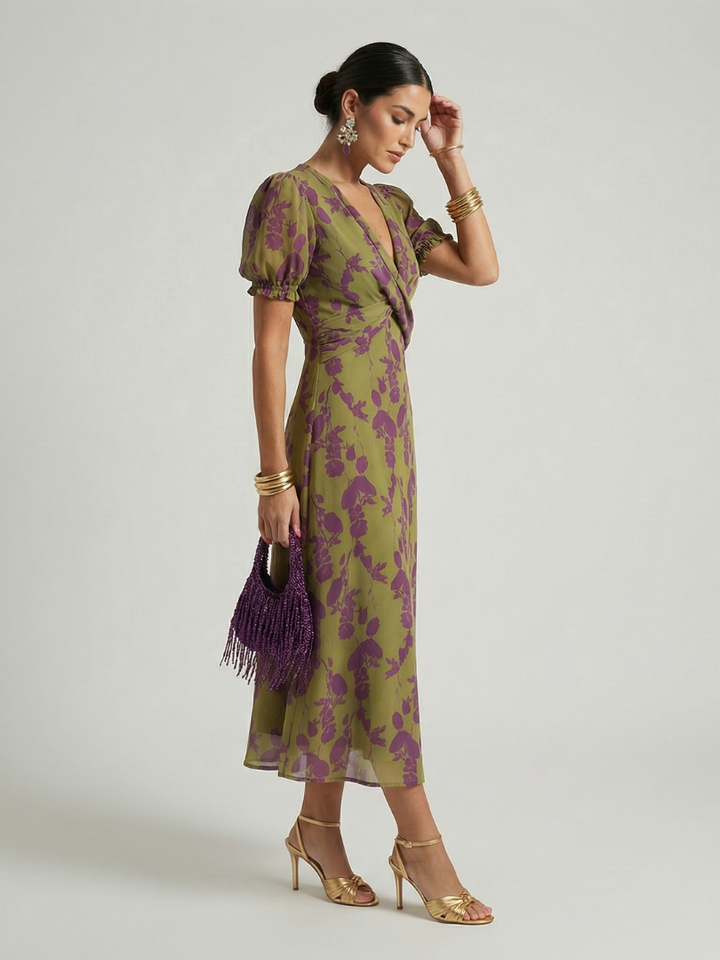 Sophia | Relaxed Floral Midi Dress