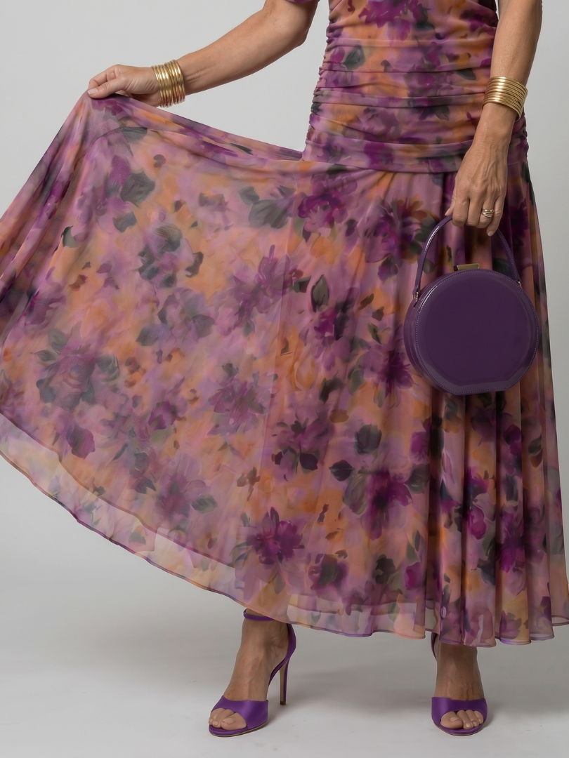 Ava | Off-Shoulder Flow Midi Dress