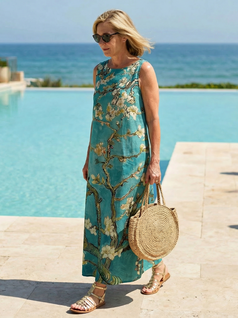 Esmeralda | Soft Line Midi Dress