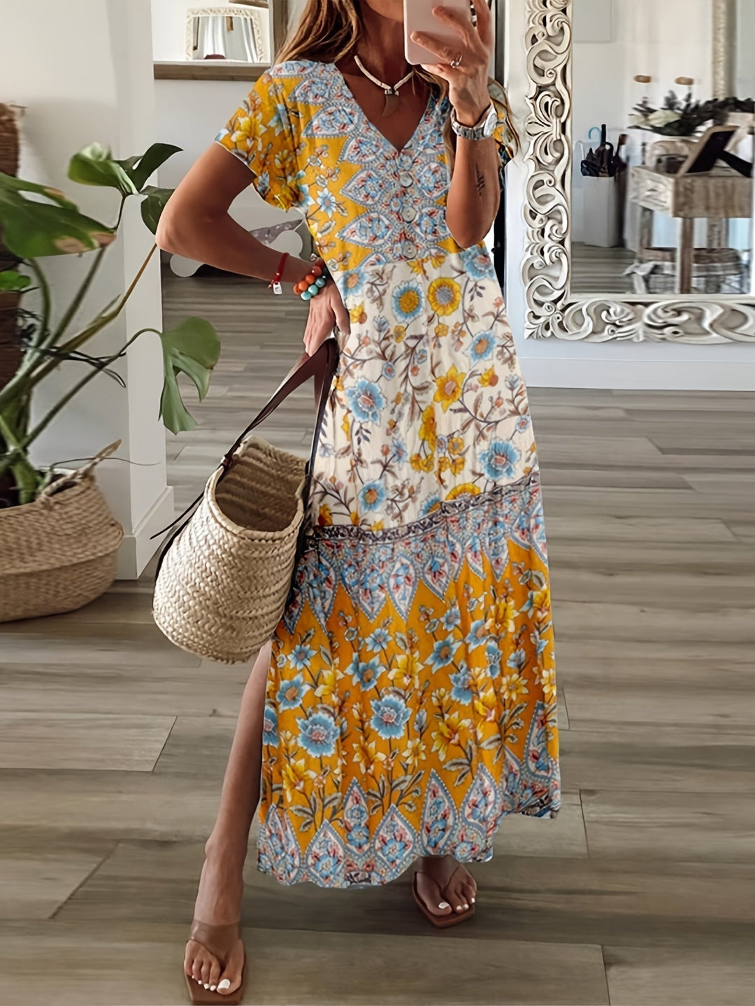 Allie | Artistic Tummy-Flattering Dress