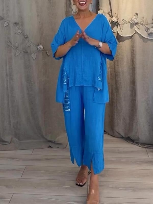 Selena | Elegant Two-Piece Summer Set for the Sunny Days