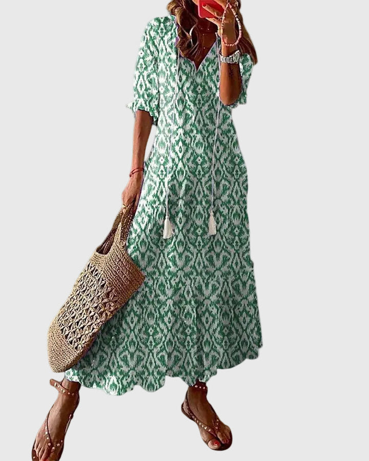 Ramona | Boho Vintage Summer Maxi Dress