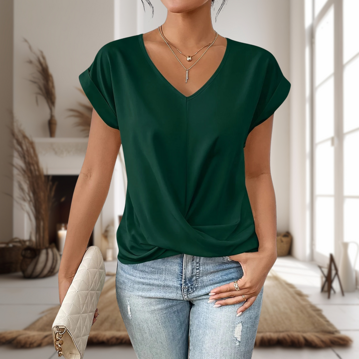 Zaira | Casual Sweetheart Neck T-Shirt