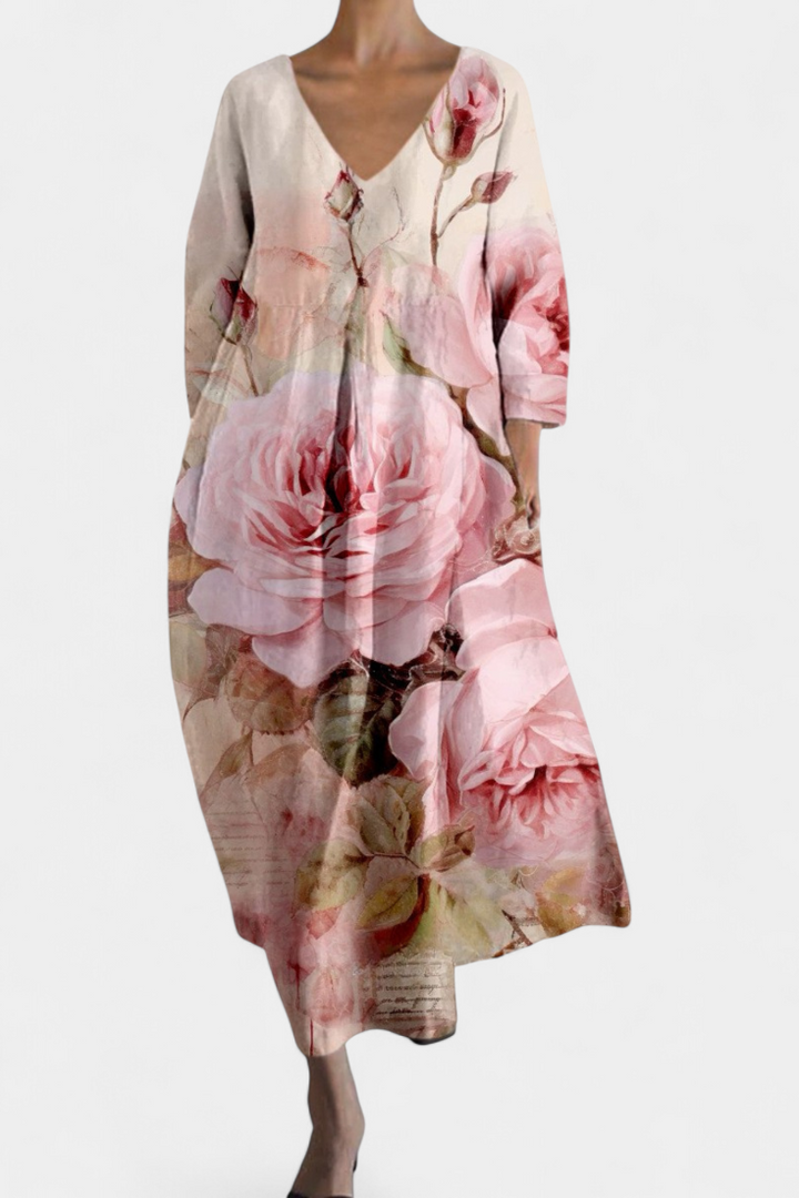 Willa | Comfortable V-Neck Dress