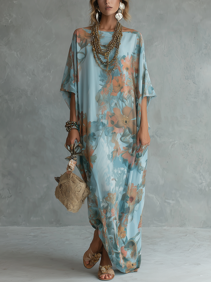 Haven | Relaxed Floral Kaftan Dress