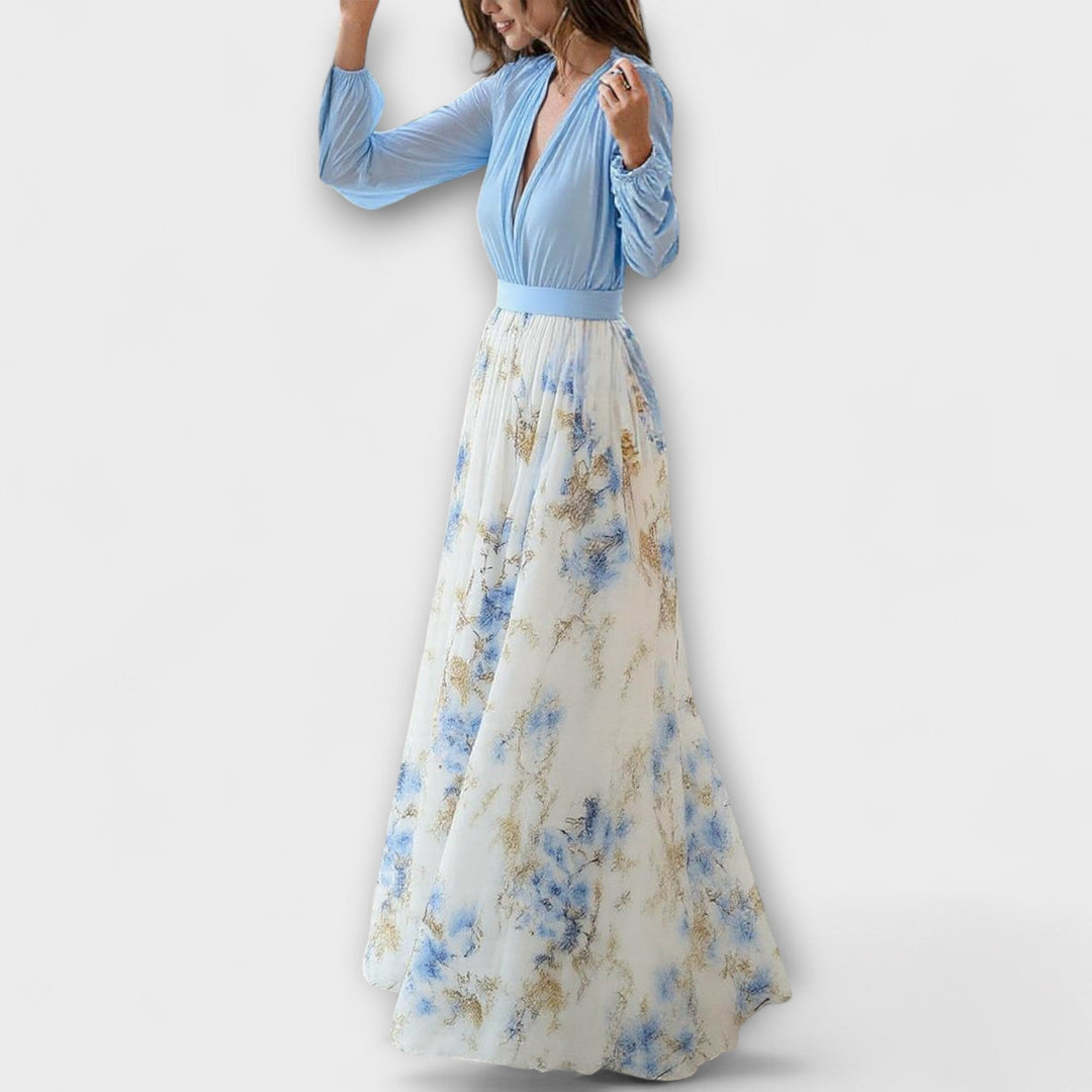 Annabelle | Sparkling Floral Maxi Dress