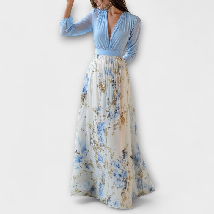 Annabelle | Sparkling Floral Maxi Dress