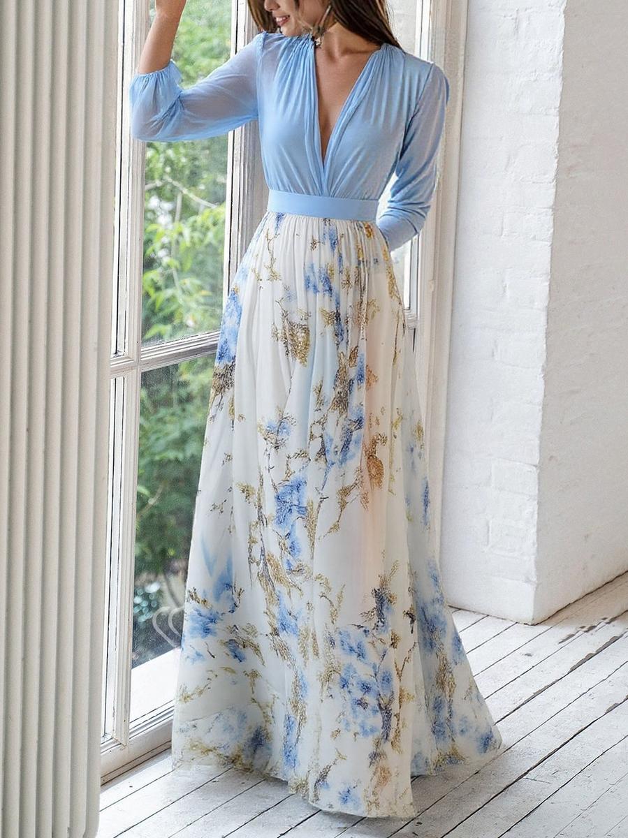 Corina | Beautiful Maxi Dress with Floral Print