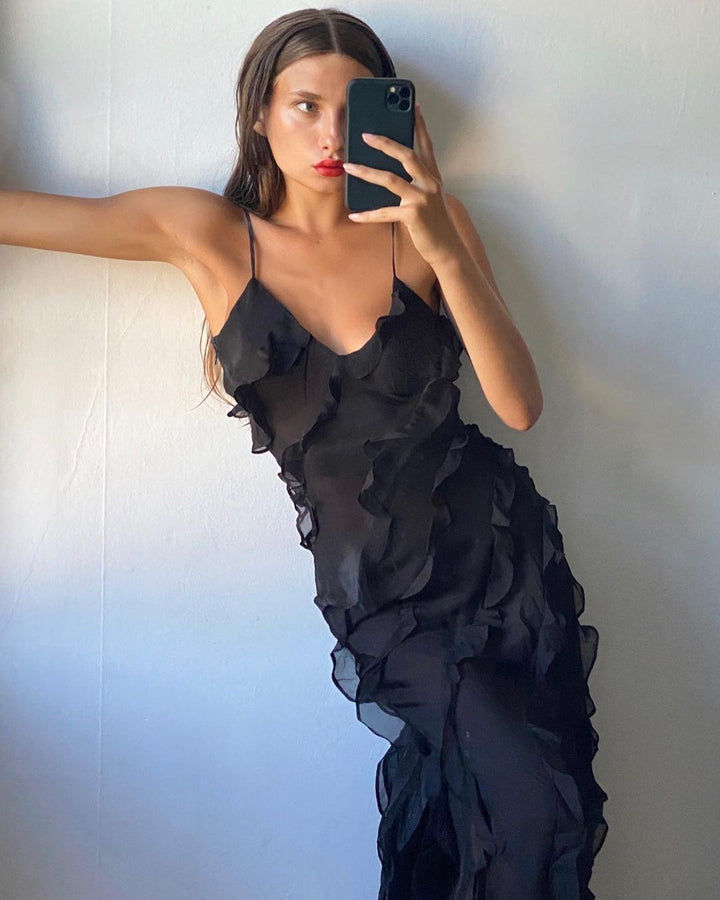 Emer | Ruffled Maxi Dress